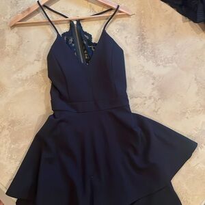 Black size medium event, dress, sexy lace back